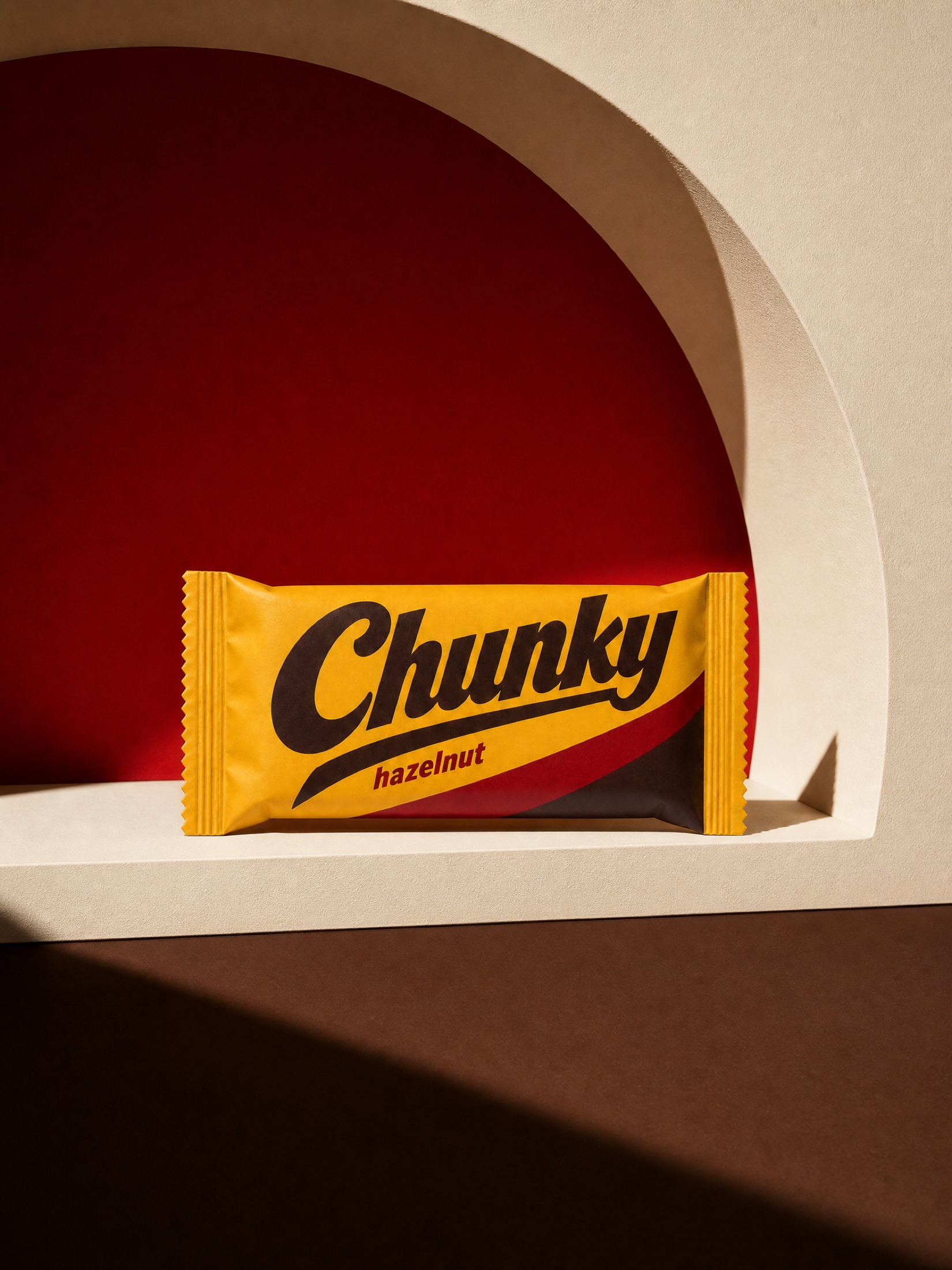 Chunky bars arranged in a bold contemporary studio set